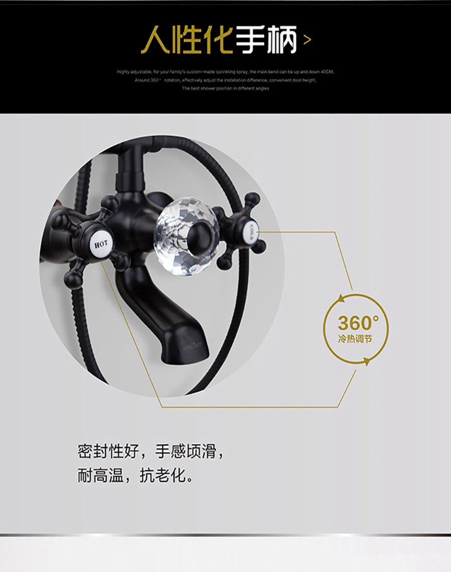 GOHGOH花灑，掛墻式增壓花灑